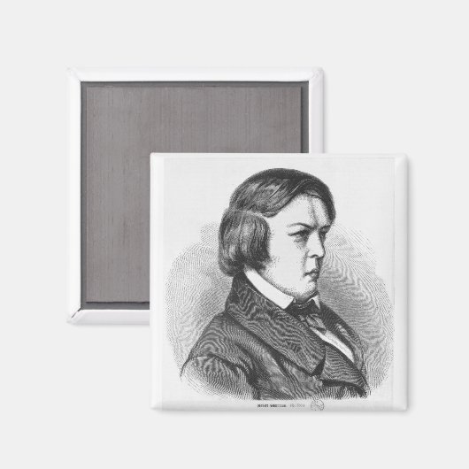 Robert Schumann Magnet (Vorderseite/Rückseite)