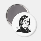 Robert Schumann Magnet (Vorderseite/Rückseite)