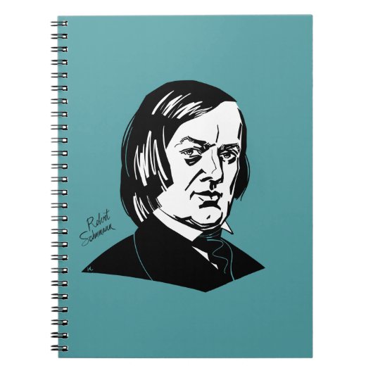 Robert Schumann Notizblock (Vorderseite)