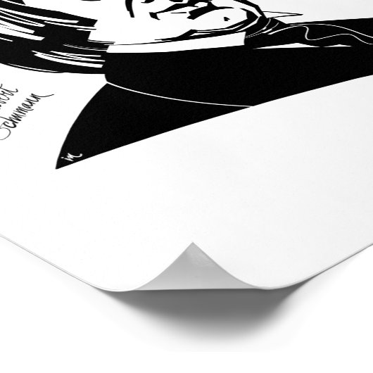 Robert Schumann Poster (Ecke)