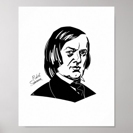 Robert Schumann Poster (Vorne)