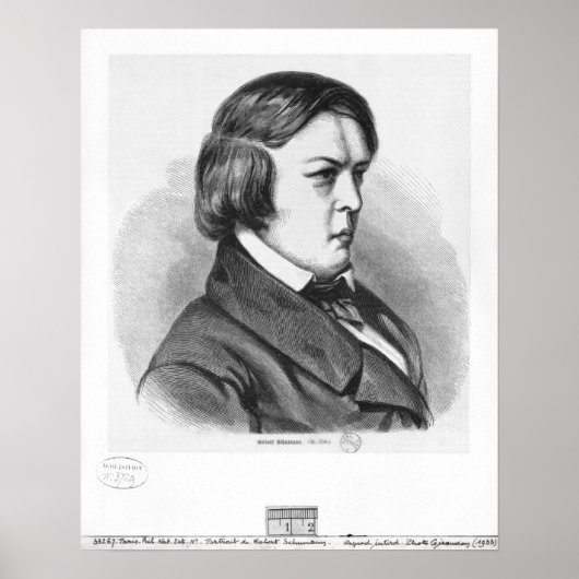 Robert Schumann Poster (Vorne)