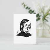 Robert Schumann Postkarte (Stehend Vorderseite)
