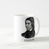 Robert Schumann, schwarz Kaffeetasse (VorderseiteRechts)