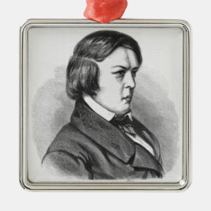 Robert Schumann Silbernes Ornament