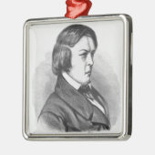 Robert Schumann Silbernes Ornament (Links)