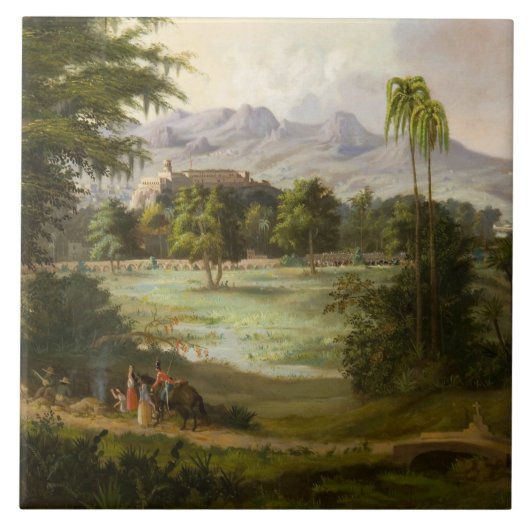 Robert Scott Duncanson - Schloss Chapultpec Fliese (Vorderseite)