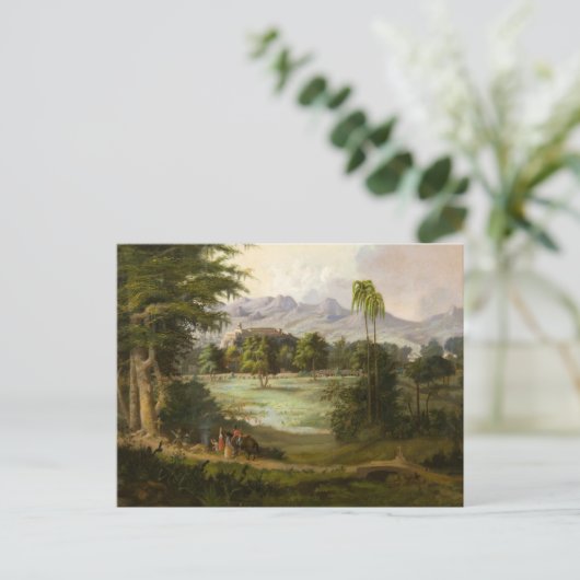 Robert Scott Duncanson - Schloss Chapultpec Postkarte (Stehend Vorderseite)