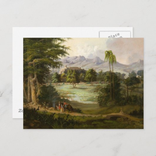 Robert Scott Duncanson - Schloss Chapultpec Postkarte (Vorne/Hinten)