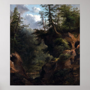 Robert Scott Duncanson The Caves Poster