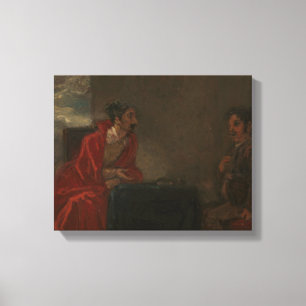 Robert Smirke - Illustration für Don Quixote Leinwanddruck