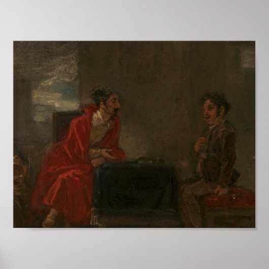 Robert Smirke - Illustration für Don Quixote Poster (Vorne)