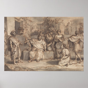 Robert Smirke - Sketch für Timon von Athen Poster