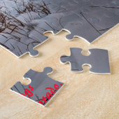 Robert Strauß Cabin Colorado. Weihnachtsgrüße Puzzle (Seite)