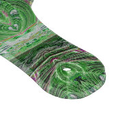 ROBERT ~ TASTY! ~ Green Maroon Fraktal Schneidebrett (Ecke)