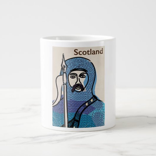 Robert the Bruce Scotland Reiseplakat Jumbo-Tasse (Vorderseite)