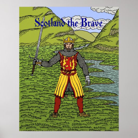 Robert the Bruce Scotland the Brave Poster (Vorne)