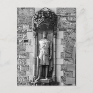 Robert-the-Bruce-Statue auf der Burg Edinburgh Postkarte