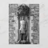 Robert-the-Bruce-Statue auf der Burg Edinburgh Postkarte (Vorderseite)