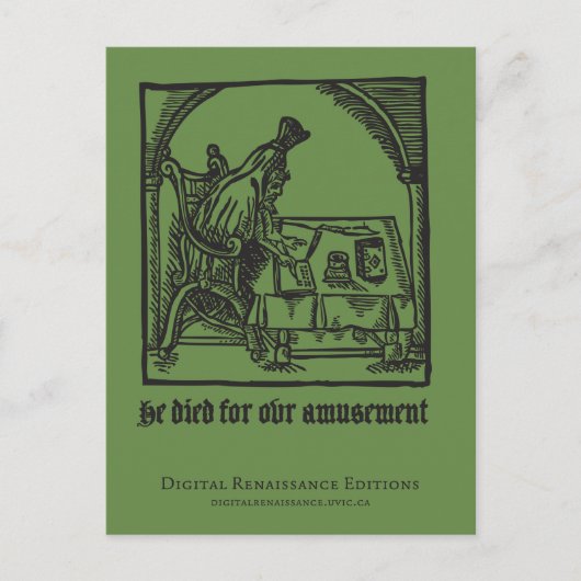 Robert (Turning) Green(e) Postcard Postkarte (Vorderseite)
