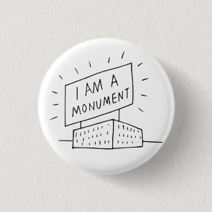 Robert Venturi bin ich ein Monument-Knopf Button