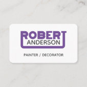 Robert Visitenkarte (Vorderseite)