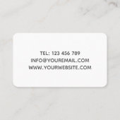 Robert Visitenkarte (Rückseite)