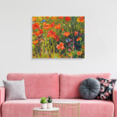 Robert Vonnoh Poppies Leinwanddruck (Insitu (Wohnzimmer))