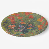 Robert Vonnoh Rote Mohnblumen 1888 Impressionistis Pappteller (Schrägansicht)