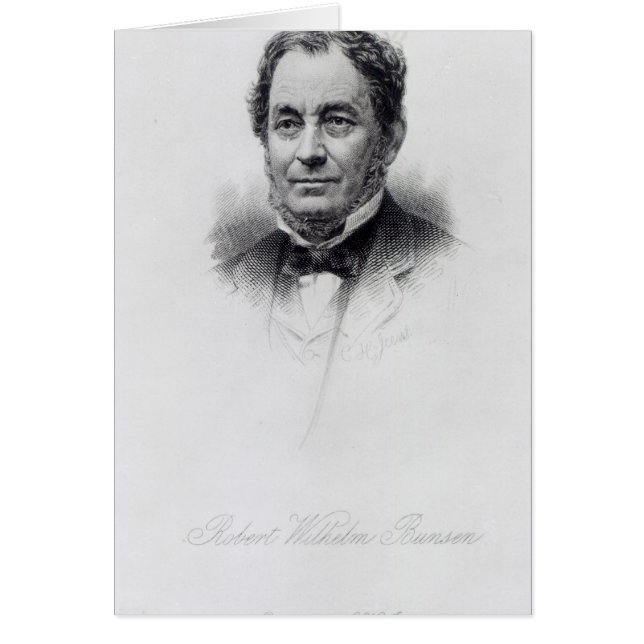 Robert Wilhelm Bunsen, graviert durch C.H Jeens (Vorne)