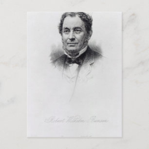 Robert Wilhelm Bunsen, Gravur von C.H Jeens Postkarte