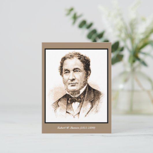 Robert Wilhelm Bunsen Postkarte (Stehend Vorderseite)