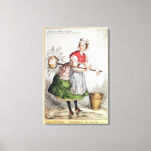 Robertena Peelena das Mädchen aller Arbeit Leinwanddruck