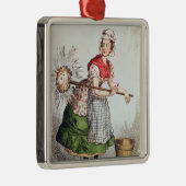 Robertena Peelena das Mädchen aller Arbeit Silbernes Ornament (Rechts)