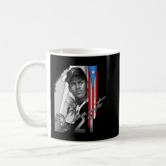 roberto clemente day figa design 21 mlb Classic T Kaffeetasse (Links)