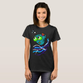Roberto, der Fisch, der Blasen liebt T-Shirt (Vorne ganz)