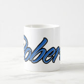 Roberto Vorname Name blue Tasse Kaffeetasse (Mittel)