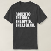 RobertoRoberto Name Roberto Vorname T-Shirt (Design vorne)