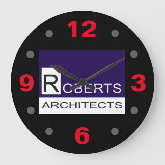 Roberts Architects Große Wanduhr