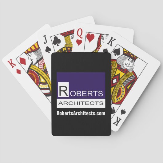 Roberts Architekten Spielkarten (Rückseite)