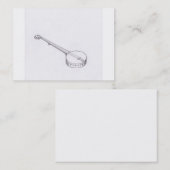 Roberts Banjo-Visitenkarte Visitenkarte (Vorne/Hinten)