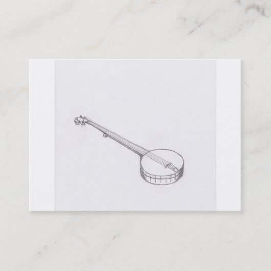 Roberts Banjo-Visitenkarte Visitenkarte (Vorderseite)