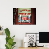 Roberts Barber Shop Poster (Heimbüro)