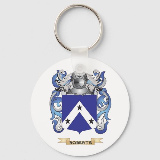 Roberts Coat of Arms (Familienwappen) Schlüsselanhänger (Vorderseite)