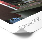 Roberts Double Barreled Covered Bridge Foto Poster (Ecke)