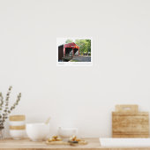 Roberts Double Barreled Covered Bridge Foto Poster (Küche)
