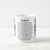 Roberts-Familien-Wappen eine Tasse (Mittel)