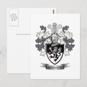 Roberts Familienwappen Coat of Arms Postkarte (Vorne/Hinten)