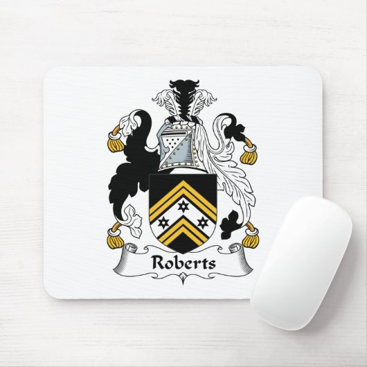 Roberts-Familienwappen Mousepad (Mit Mouse)