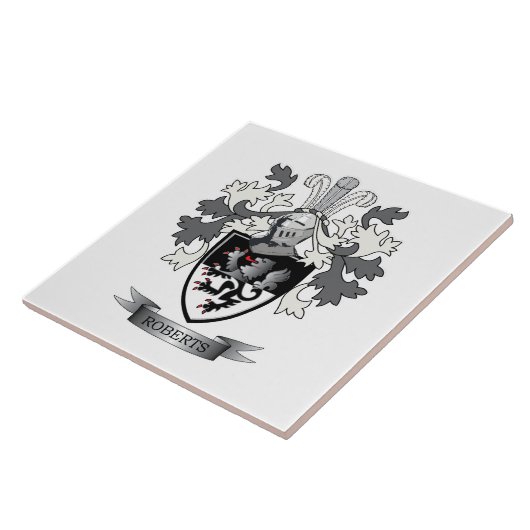 Roberts-Familienwappen-Wappen Fliese (Seite)